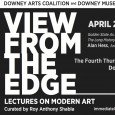 Alan Hess, an architect and historian will speak this Thursday, April 25 at the Downey City Library as part of “View From the Edge,” a lecture series on modern art.  Hess will speak about “The Long History of Modernism in California,” featuring mid-century architecture, which Downey is known for. The lecture series, curated by Roy...